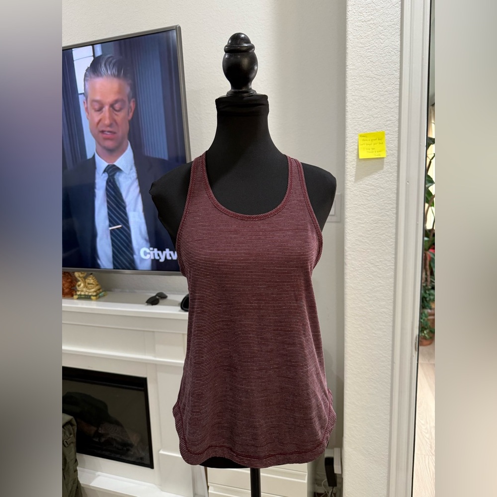 Lululemon Athletica Maroon Tank Top